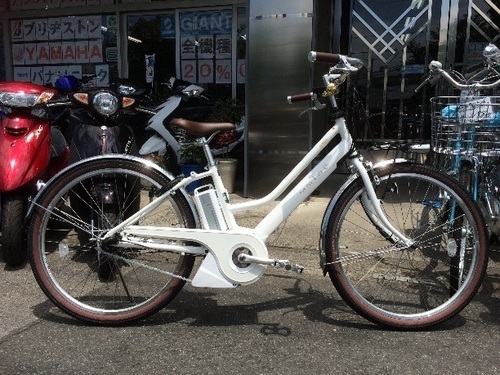 新車ヤマハ電動自転車 パス ミナ シルキーホワイト(ツヤケシ) PA26M