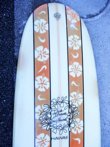 ☆ディックブルー Dick Brewer Surfbord フィン付ロングボード 9'6
