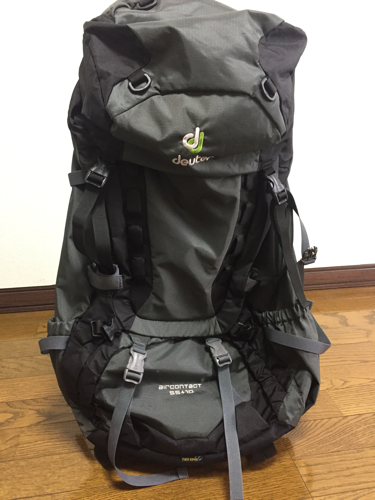 deuter ドイター バックパック エアコンタクト 55+10 リュック ザック 登山