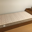 シングルベッド(組立式/フランスベッド)＋ベッドマット