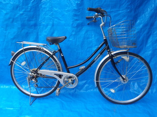 ギア付オートライトのママチャリ　中古自転車　108