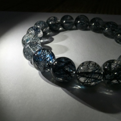 天然石】インディゴライトインクォーツ 特選品】インディゴライト in