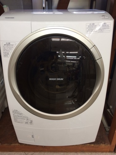 TOSHIBA 　9.0kg ドラム式洗濯乾燥機　2014年式