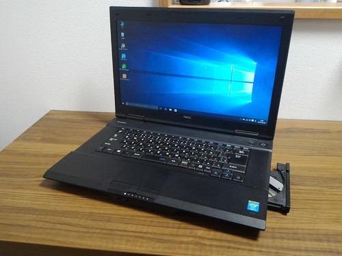 お取引中)第4世代i5 ﾒﾓﾘ8G SSD120G Office2016搭載!  爆速Windows10ノートPC Core-i5/ﾒﾓﾘ8GB/SSD120GB/DVD-RW/無線LAN/Kingsoft Office2016 [NEC  Versapro PC-VK26MD]