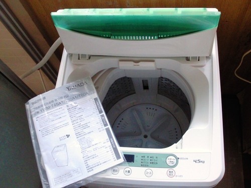 ヤマダ電機全自動洗濯機4.5ｋｇYWM-T45A1 (梅電) 桜の生活家電《洗濯機 
