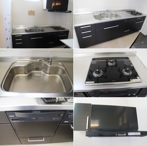 16219□EIDAI 永大 I型キッチン ガスコンロ 食洗機 W2550□展示品 16219□EIDAI 永大 I型キッチン ガスコンロ 食洗機 W2550□展示品