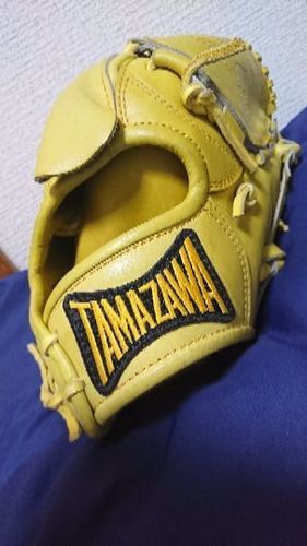 タマザワ HERO-GY22 硬式グローブ イエロー タマザワ HERO-GY22
