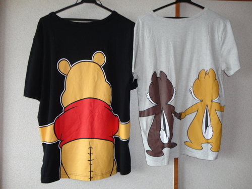 ディズニーつながるｔシャツ ベルメゾン 男女ペア中古 美品 みけこ 白石のtシャツの中古 古着あげます 譲ります ジモティーで不用品の処分