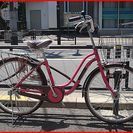 ★新車・ちょっとキズ有・売り切り特価・24インチ・ファッションサイクル・LEDオートライト・ピンク