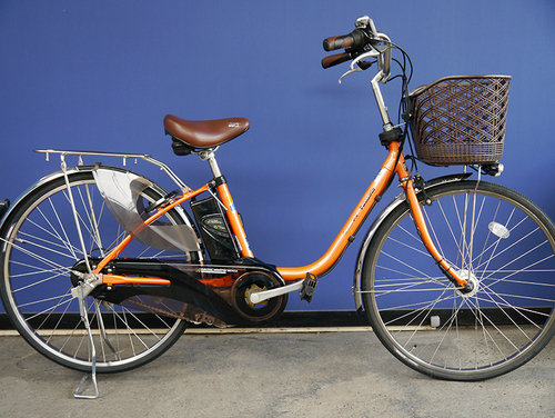 ◇人気のパナソニック製 2014年製◇電動自転車 ビビ・EX ENE635 オレンジ系 充電器付き