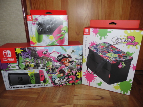 ニンテンドースイッチ スプラトゥーン2 セット 同梱版・Proコントローラー スプラトゥーン2 エディション・オールインボックスセット　新品