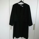 大きいサイズ ブラック フォーマル 礼服 2点 セット 25号