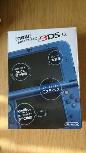 new nintendo 3DS LL メタリカルブルー