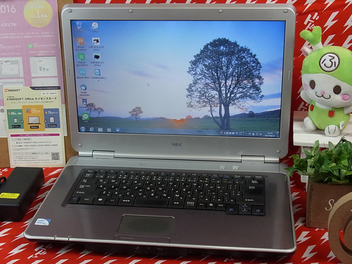 在庫処分 【完全整備済み】すぐ使える/サクサク使える/Win7/最新オフィス/事務所向き/NEC