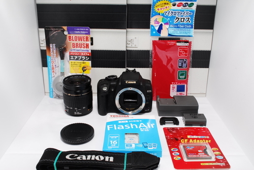 ☆Wi-FiSDでスマホとシェア☆初心者入門機☆ Canon Kiss N ♬ 