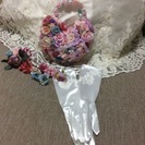 ウエディングドレスセットで揃います