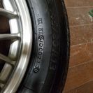 【売り切れ】！！希少な軽自動車専用BBS シルバー！13インチ ほぼ新品タイヤ！148/80-13