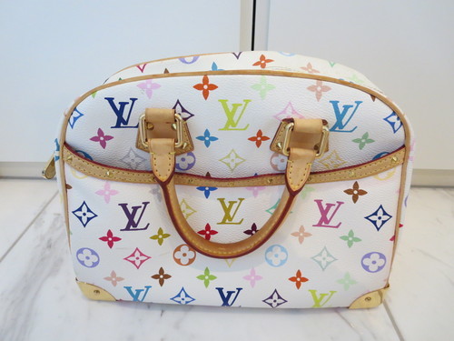 商談中！ルイヴィトン LOUIS VUITTON☆モノグラム マルチカラー 白☆ハンドバッグ