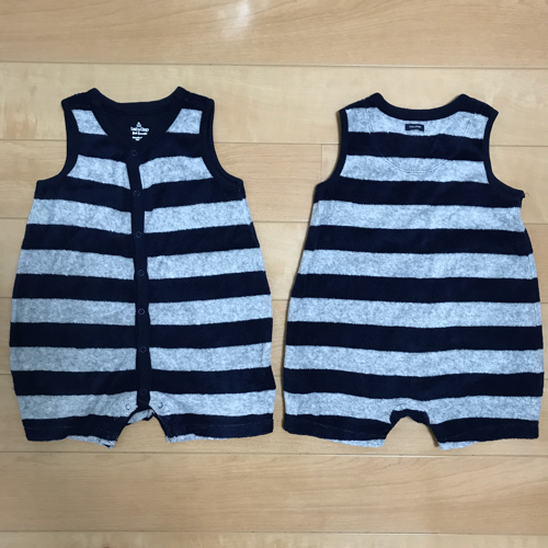 Gap 80cm 袖無し ロンパース 2枚 タオル地 Panda719 立川 のベビー用品 ベビー服 の中古あげます 譲ります ジモティーで不用品の処分