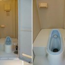 中古 即使用可 洗浄メンテ済み 簡易水洗 汲取式 仮設トイレ