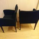 お年玉セール!!11日迄　展示品 ロックストーン　PM157　BACHELOR(バチェラー)　アームチェア/ダイニングチェア2脚セット (16257)