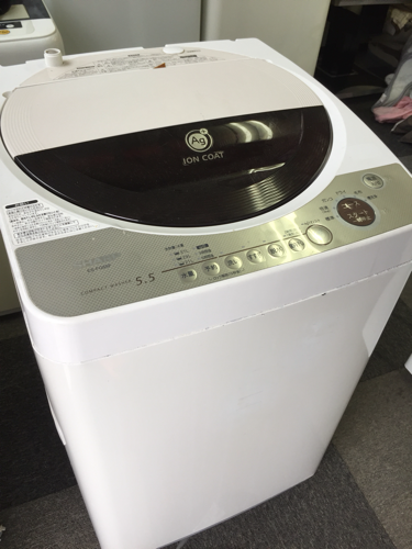 SHARP 洗濯機 5.5kg 2007年式