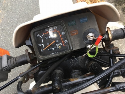 スズキ・SX125R 外観悪い実働ベース車両