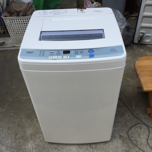 アクア 洗濯機 6kg 2015年製