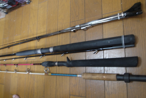 船釣用竿　自作30-210クラス　グラス、タイテンヤ、ショートロッド、アジビシ