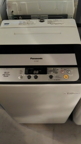 【期間限定30％OFF・全国送料無料・半年保証】洗濯機 2014年製 Panasonic NA-F50B7 中古