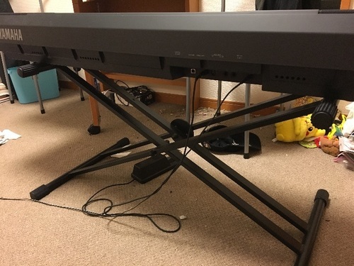 ヤマハ ピアノ キーボード P115 black