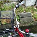 ２６インチ　外装６段変速　赤い自転車　引き取りに来られる方に
