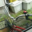 ２６インチ　外装６段変速　赤い自転車　引き取りに来られる方に