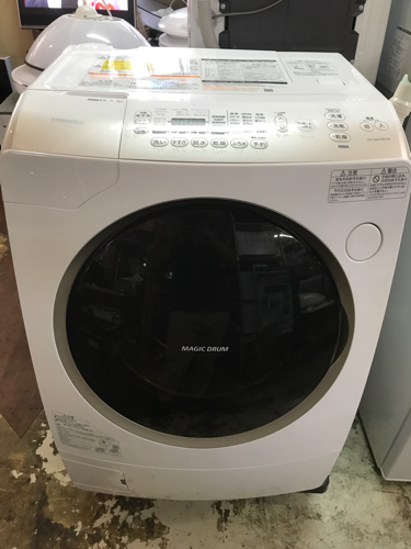東芝 TOSHIBA 9.0kg ドラム式 洗濯乾燥機 マジックドラム TW-Z96A2ML 2014年