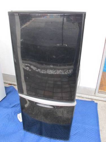 松下電器2ドア冷凍冷蔵庫 135L NR-B142J-K 2007年製