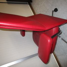 【事務用・什器】高級革張り-椅子（チェアー）■赤■￥１５，０００-■
