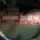 112ccタンクのコンプレッサー！200vで工場にぴったり！