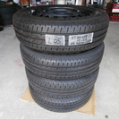 [管L05] 優良中古タイヤ！ ブリヂストン 175/65R15　中古タイヤ4本セット　組み替え工賃込み（2016年製造）