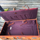 アンティーク本革製トランク