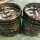 蚊取り線香の空き缶2缶+1缶  3缶