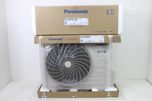 ①【新品/最安値】 Panasonic パナソニック CS-257CF-W 7～10畳 インバーター冷暖房除湿タイプ