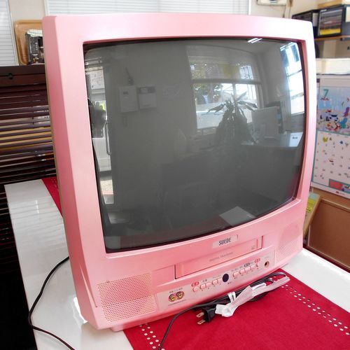 テレビデオsuede可愛いピンク色 Tops Recyc 境港のテレビの中古あげます 譲ります ジモティーで不用品の処分
