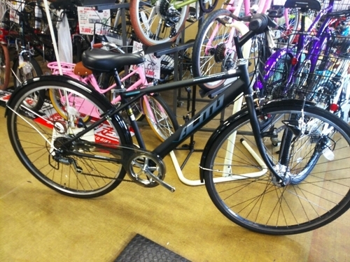待望の中古車出ました！！　　27インチ　シティサイクル　外装6段変速　LEDオートライト　　黒