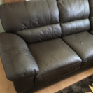 ダークブラウン ソファー