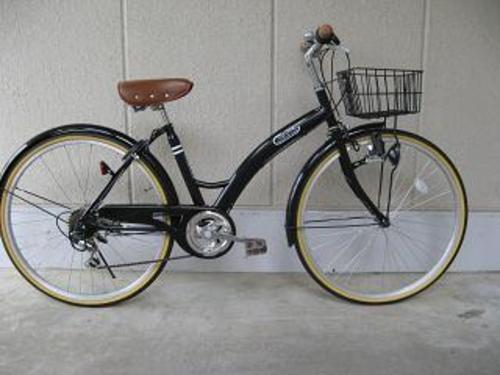 〔中古〕新品同様２６インチ・シティーサイクル（外装６段変速・ダイナモライト）