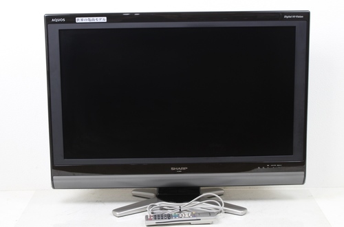 067) シャープ 32V型 ハイビジョン 液晶テレビ ブラック 2009年 AQUOS LC-32DE5