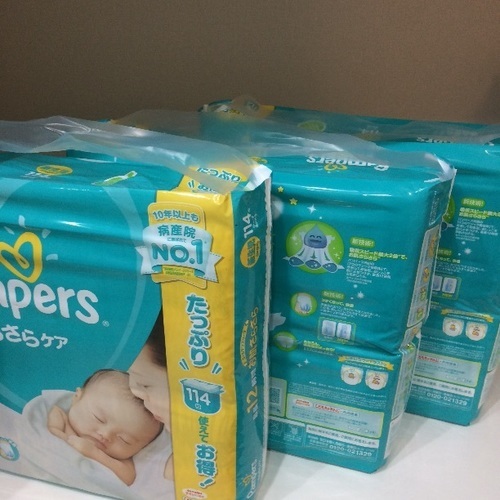 新品 未開封 パンパースさらさらケア新生児用114枚入り 3パック ゆうき 秋葉原のベビー用品 おむつ トイレ用品 の中古あげます 譲ります ジモティーで不用品の処分
