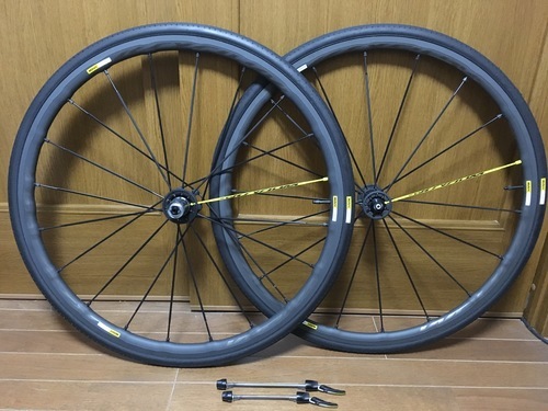【極美品】 2017 Mavic Ksyrium Pro Exalith タイヤ付 クリンチャー シマノ用 マビック キシリウム プロ エグザリット 25C対応【送料無料】
