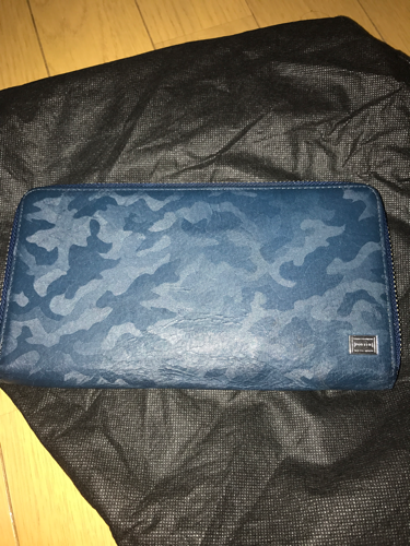 PORTER 長財布 ネイビー迷彩