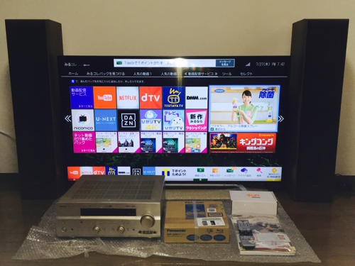 美品 2016製 4K 55インチ TVセット‼️